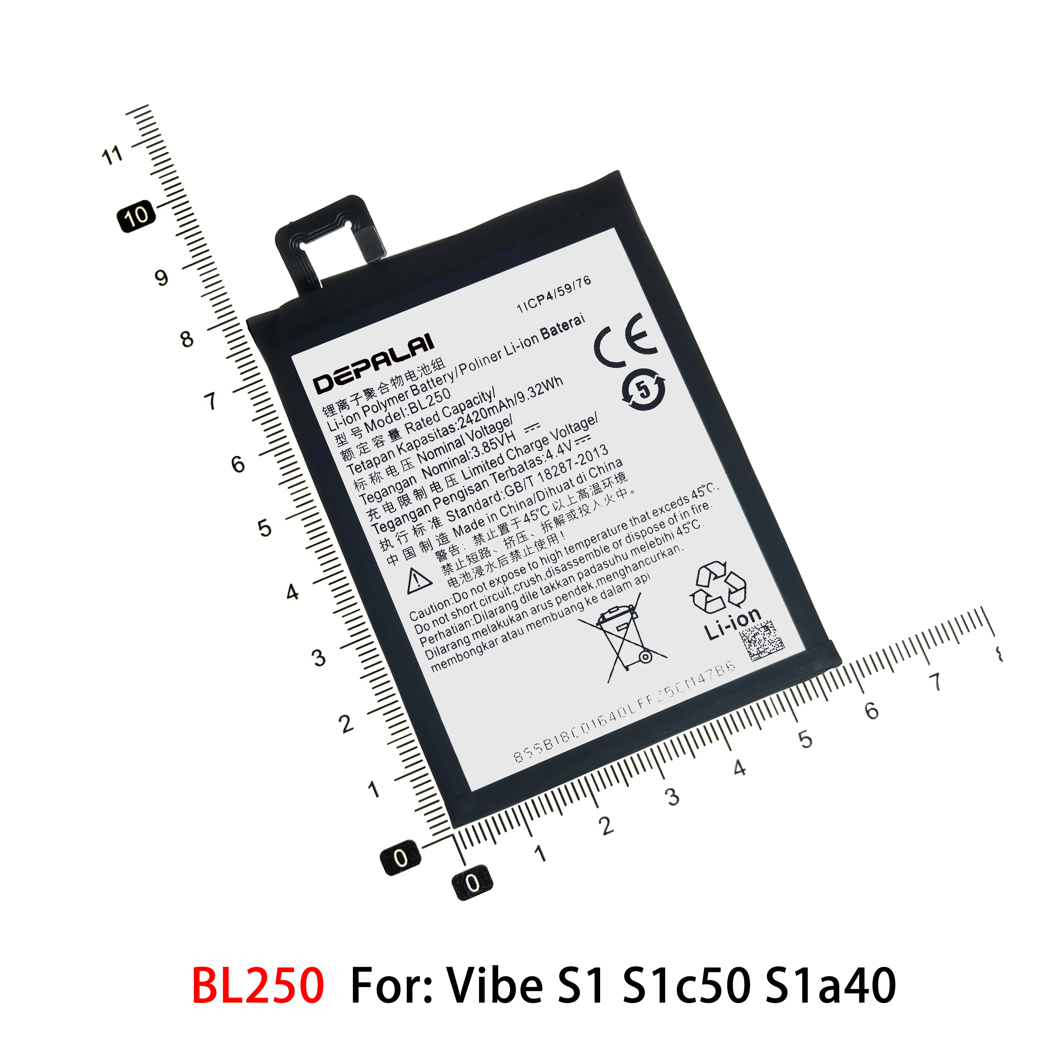 Аккумулятор BL244 BL245 BL246 BL250 для Lenovo Vibe P1 P1A42 P1C58 P1C72 S60 T W Shot Z90-7 Z90-3 Z90a40 S1c50 S1a40 |