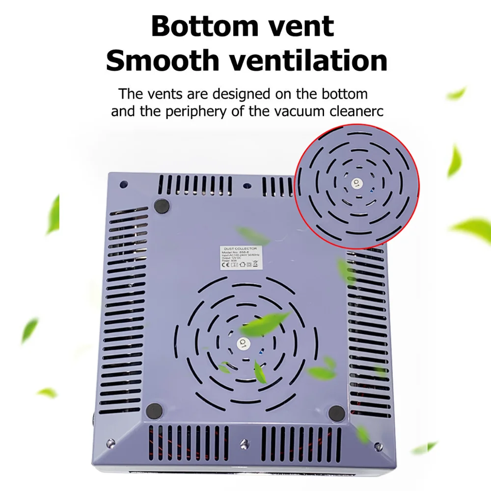 Горячая новинка 80 Вт Мощный пылеуловитель для ногтей Вентилятор арт салон