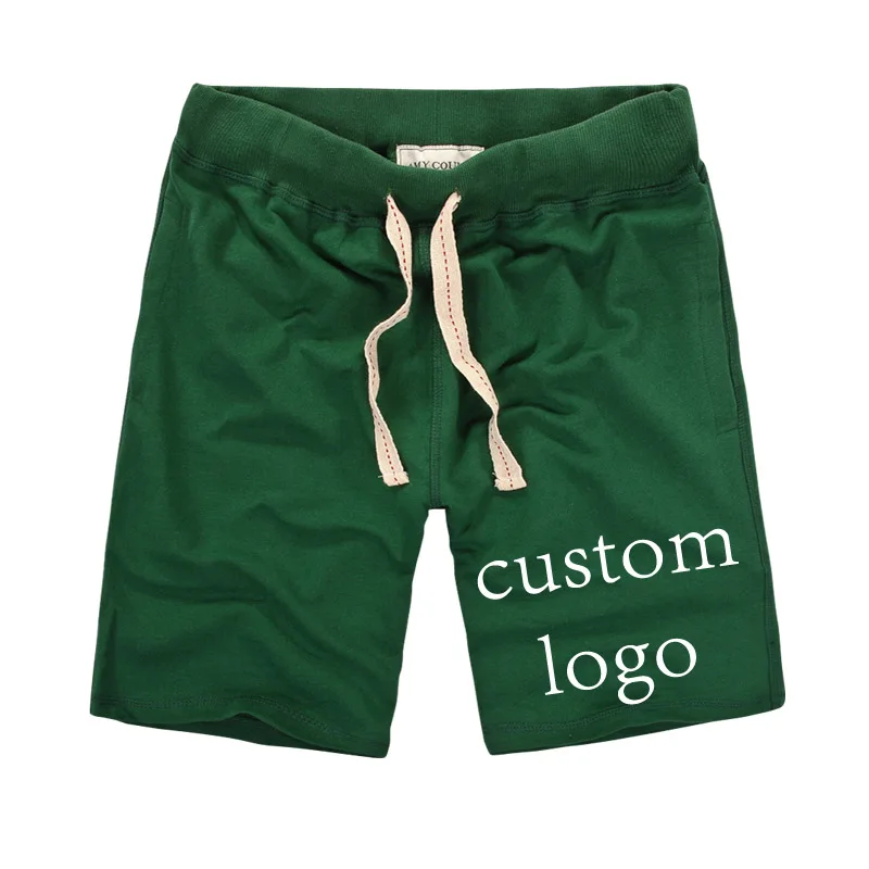 Мужские шорты с принтом по индивидуальному заказу повседневные из 100% хлопка