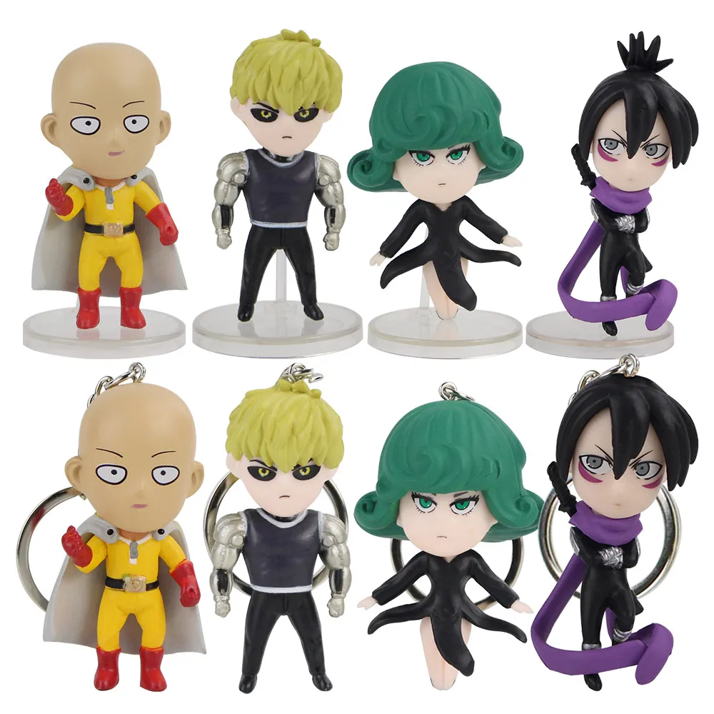 4 шт./партия один удар человек фигурка игрушки Saitama Sensei Genos Fubuki Tatsumaki speed Ninja SHINOBI