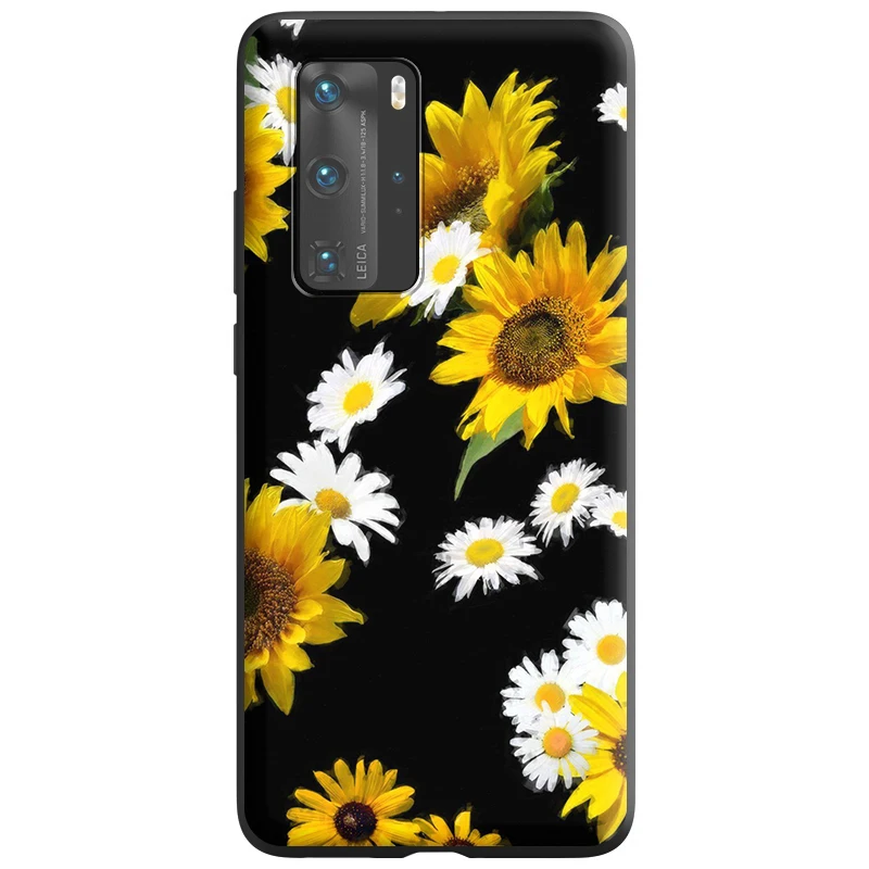 Чехол с летними маргаритками и подсолнухами для Huawei Mate 10 20 Lite Y6 Y7 Y9 Y6P P Smart S Y5P Y8P 2019 -