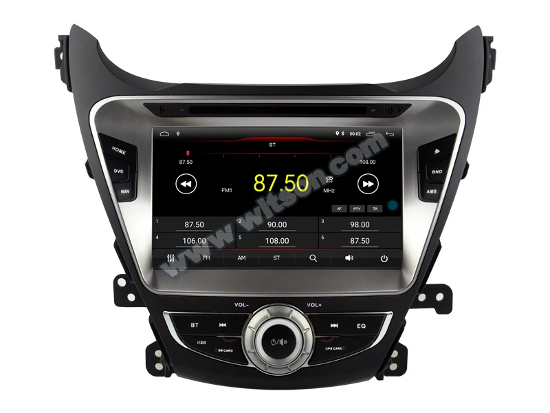 Автомобильная Мультимедийная система с GPS 8 &quotAndroid 10 радио плеер для Hyundai Elantra 2014 и