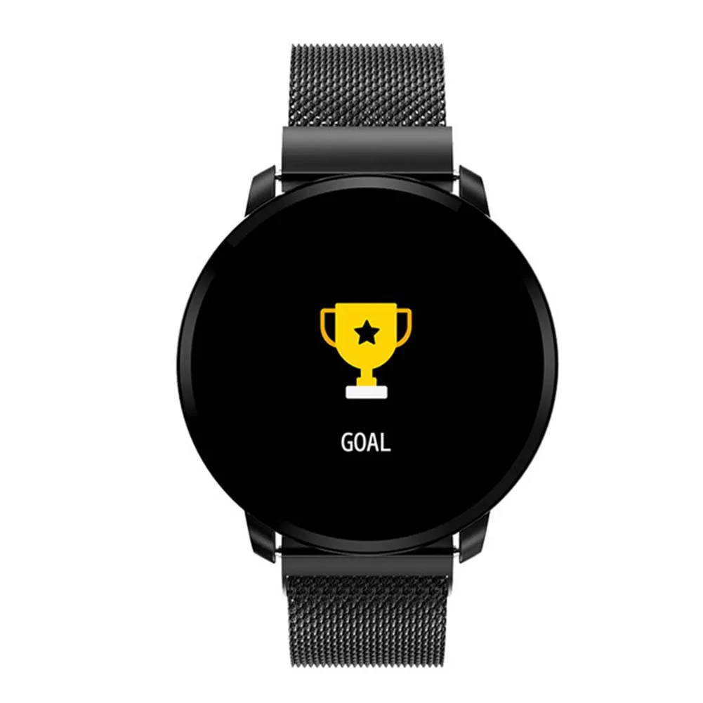 

1,22 дюймовый артериальное давление для Android IOS цифровой спортивный браслет HD IP67 водонепроницаемый монитор Смарт-часы с сенсорным экраном