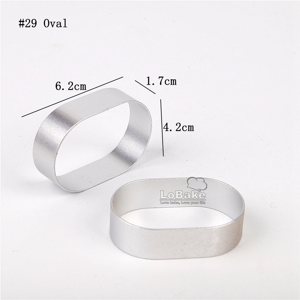 (10 шт./лот) Высококачественная Геометрическая овальная алюминиевая форма в форме