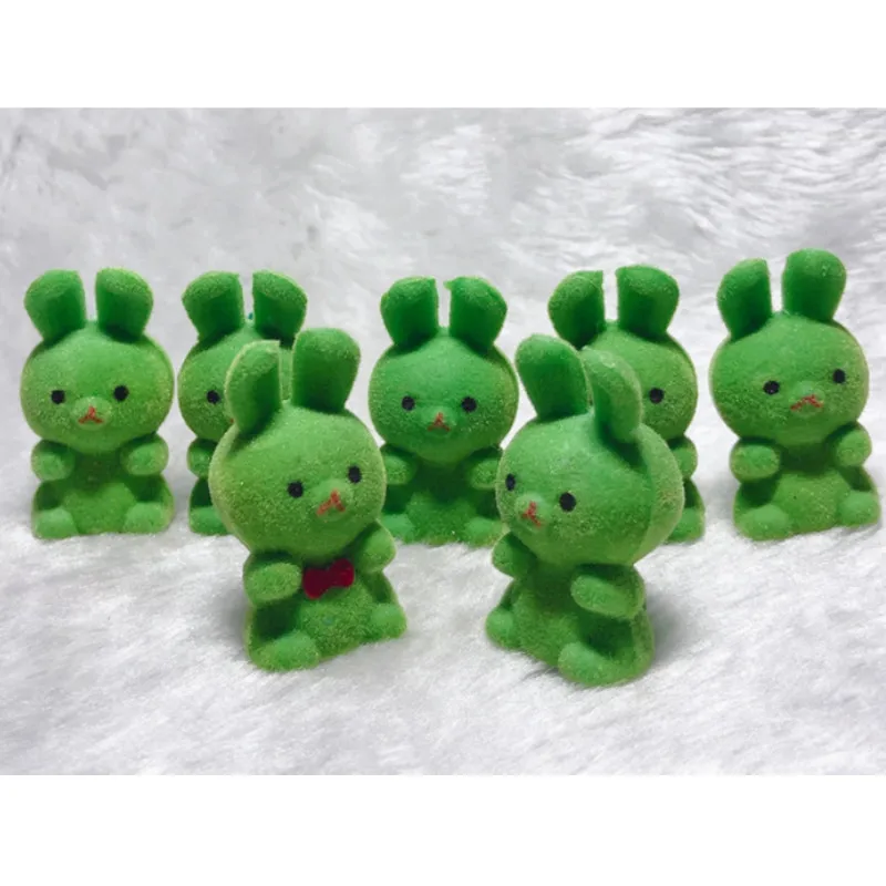 Милый милый бархатный розовый кролик 20 шт./лот игрушки для девочек подарок на