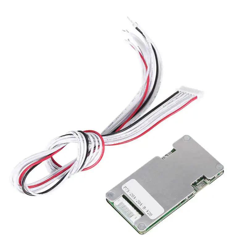 

24V 20A 7S Lithium Li-ion 18650 Battery BMS Protection Board with Balancing for 3.6V/3.7V Batteries