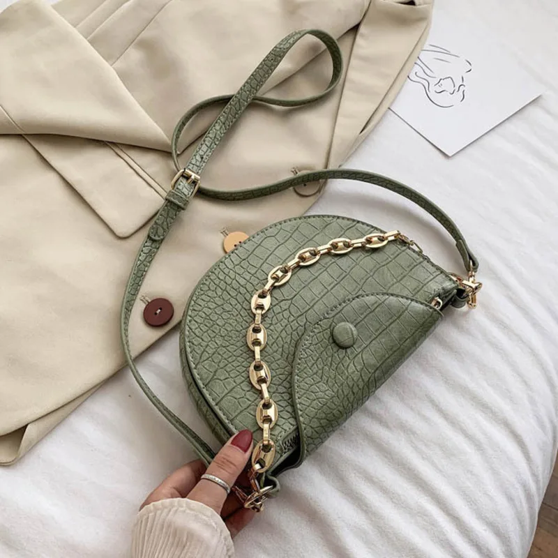 Женские сумки через плечо из искусственной кожи аллигатора для женщин 2021 сумка