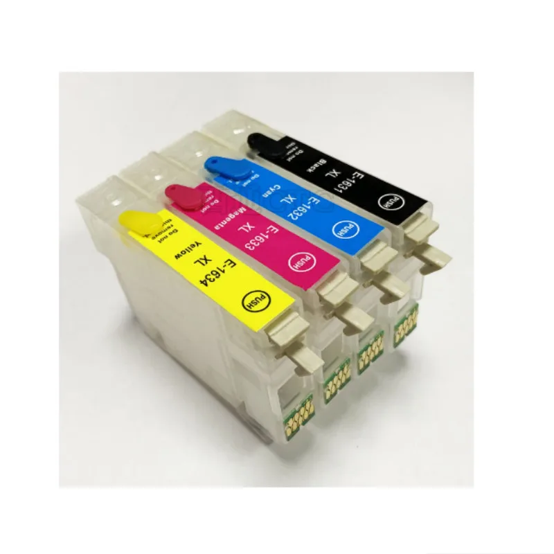 4 шт. T1621 T1631 cartucho recargable para EPSON T16 fuerza WF 2010 2510 2630 2650 сброс авточипа impresora|Наборы для