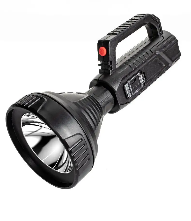 

Strong Light Searchlight Multifunctional Long-range Lighting Led Portable Usb Charging Display Flashlight