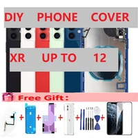 2021 diy for iphonexr into for iphone12 housing for diy send waterproof glue battery adhesive fashcable make for iphonexr into