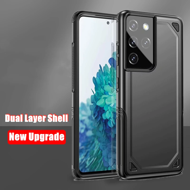 Противоударный чехол для Samsung Galaxy A8 A6 Plus 2018 J5 J7 J3 2017 S21 S20 Note 20 Ultra S10 S9 S8 10 9 8|Бамперы| |