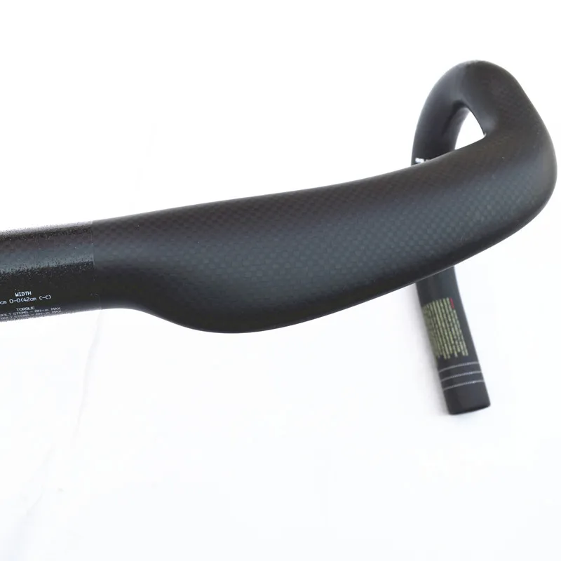 Цена Изогнутая панель из углеродного волокна для руля велосипеда запчасти для велосипеда 3k отделка 400/420/440 мм внутренняя кабельная прокладка