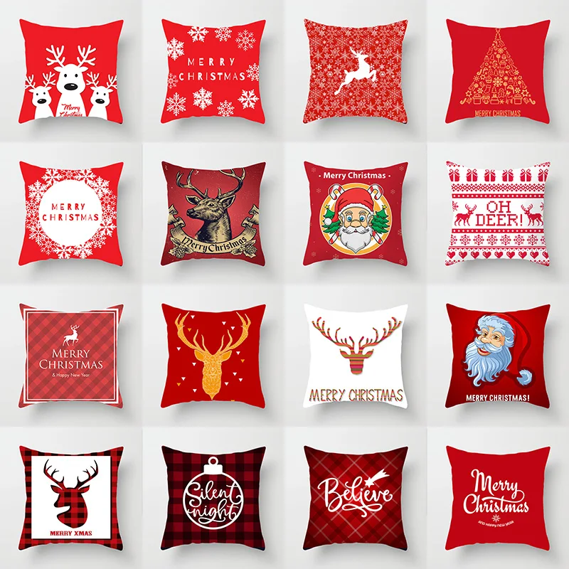 

Рождественский Декор, Наволочка на подушку с Новым годом, наволочки для дома, дивана, кресла, декоративные наволочки, наволочка для подушки
