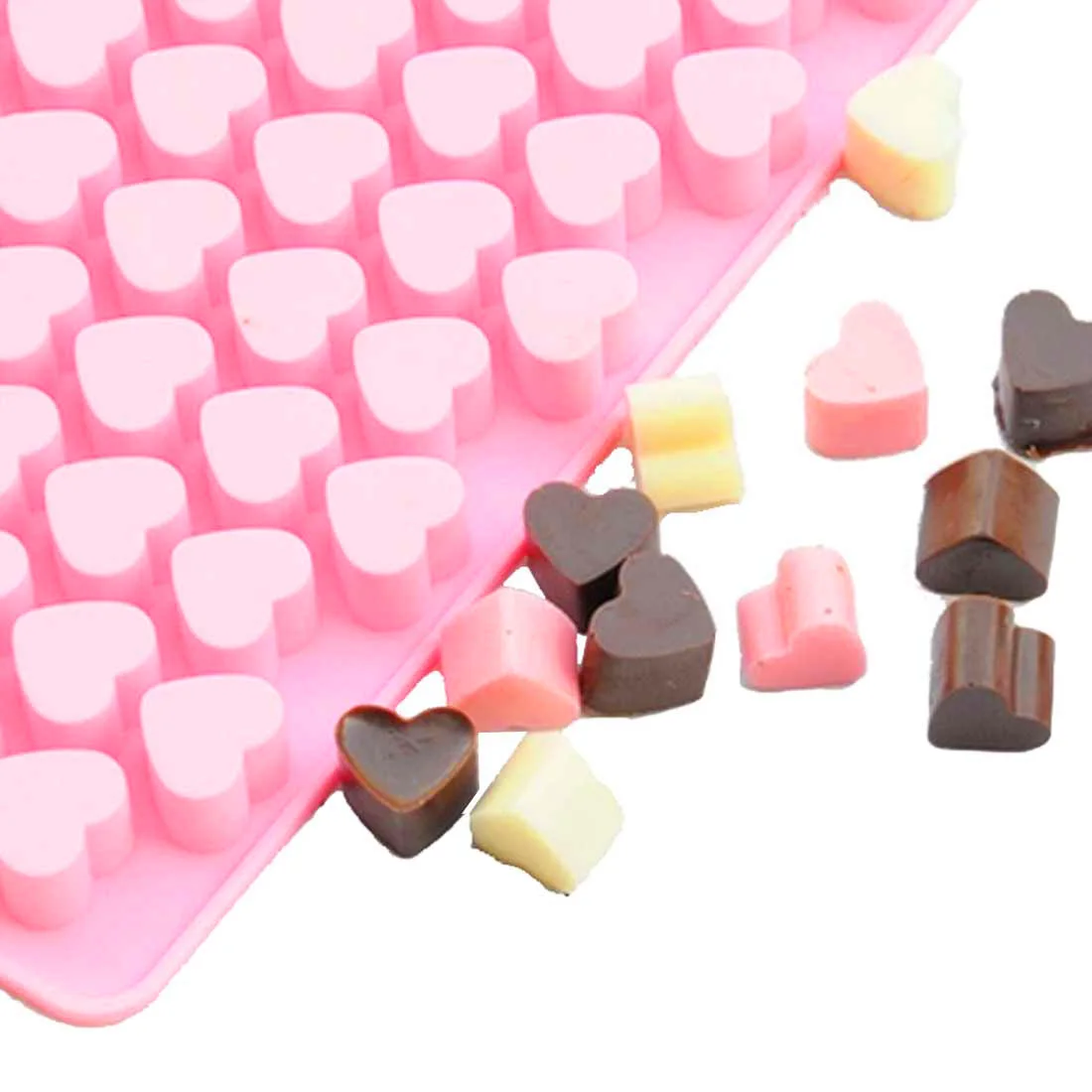 

3D Heart-shaped Cake Mold Baking Pan Candy Fudge Mold Tray Easy Release Letter Silicone Chocolate Mold flower