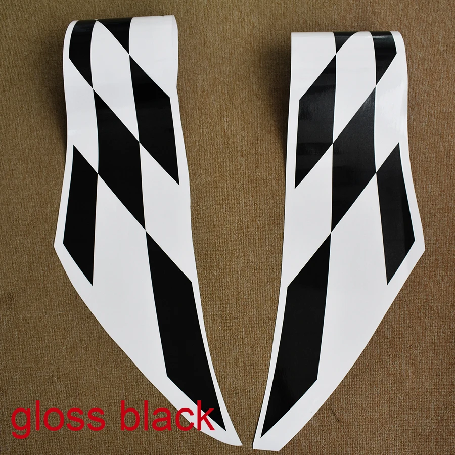 Автомобильные наклейки 2 шт Левая и правая стороны гоночная полоса виниловая