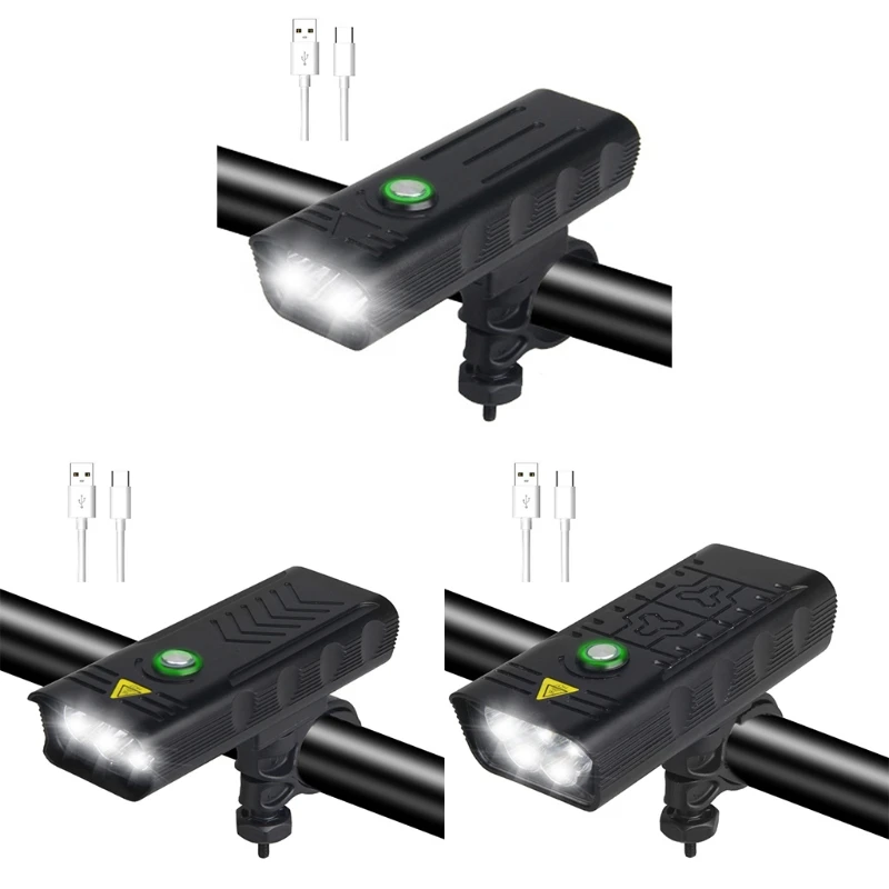 

Передняя фара велосипеда E5BD, 2/3/5 светодиодов, зарядка через USB