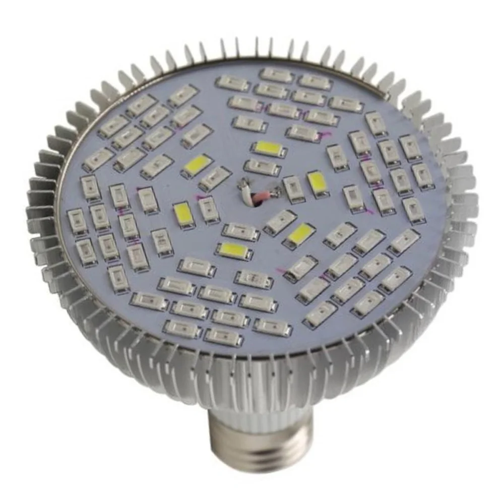 

50W Base E26 LED Grow Light Bulb Full Spectrum for Greenhouse Indoor Hydroponics Succulents Flower (78LEDs)