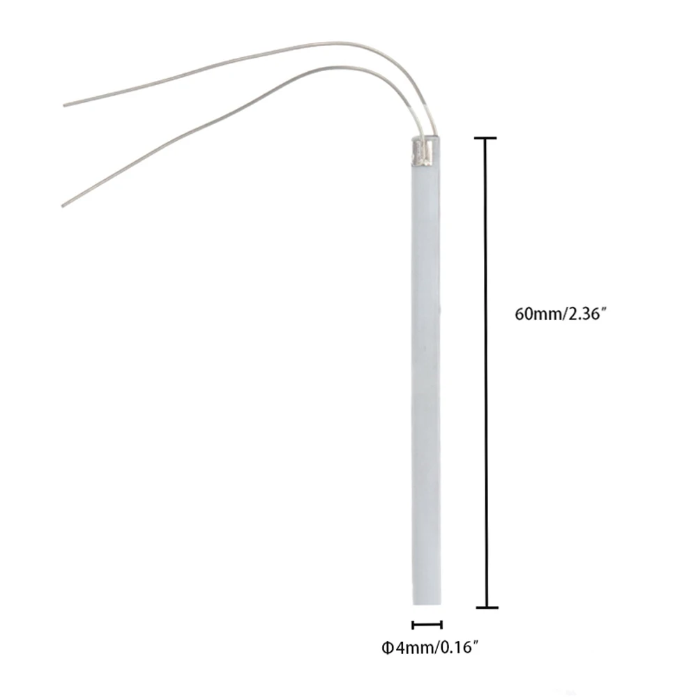

2Pcs 60W 220V Constant Temperature Electric Iron Heating Core Internal Heating Heater for Electric Soldering Iron