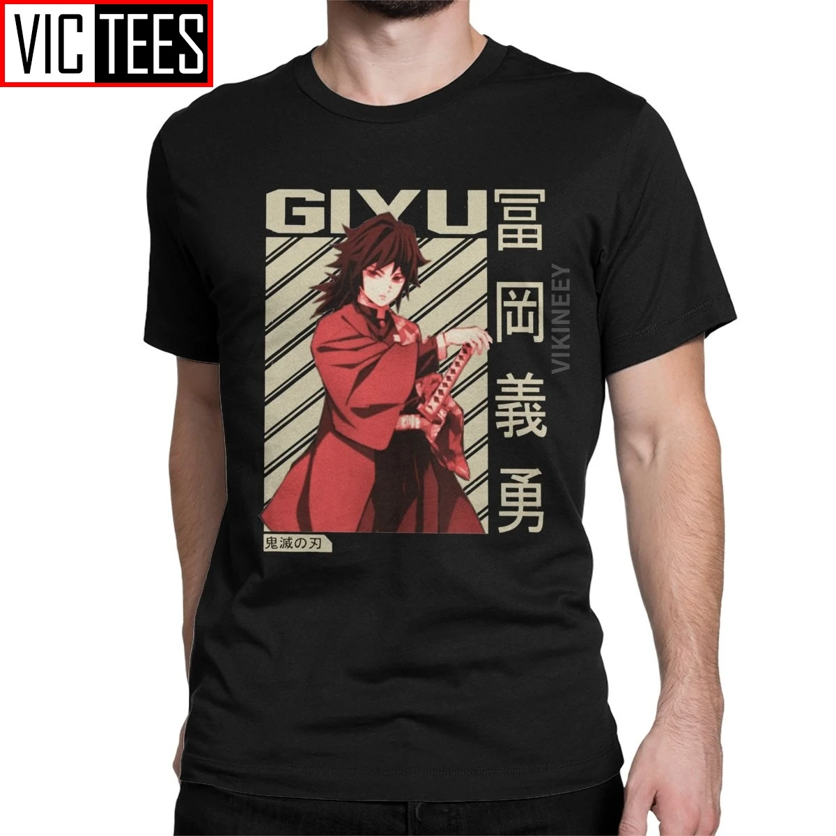 Мужская футболка из чистого хлопка Kimetsu No Yaiba демон убийца камадо танджиру аниме