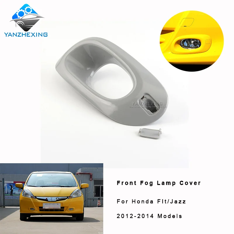 YZX передний бампер противотуманная фара крышка для HONDA FIT JAZZ 2012 2013 2014 GE6 GE8 замена