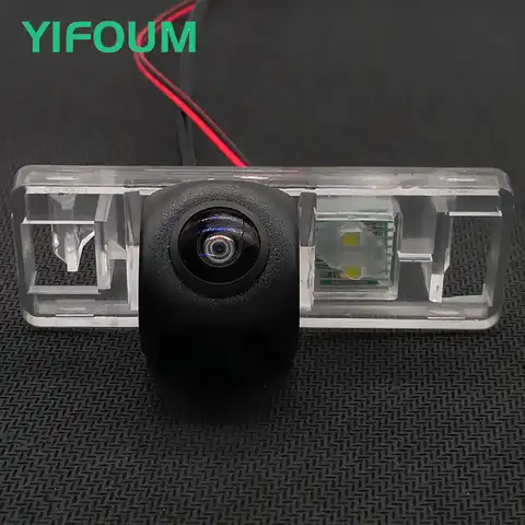 YIFOUM Рыбий глаз объектив звездный свет ночное видение Автомобильная камера заднего вида для Citroen C2 C3 C4 C5 C6 C8 DS3 4 5/Peugeot 106 208 307 308 CC