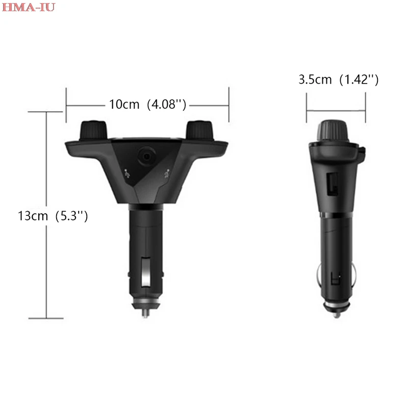

12V 24V bluetooth Car FM Transmitter MP3 Player Handsfree Radio USB Charger AUX