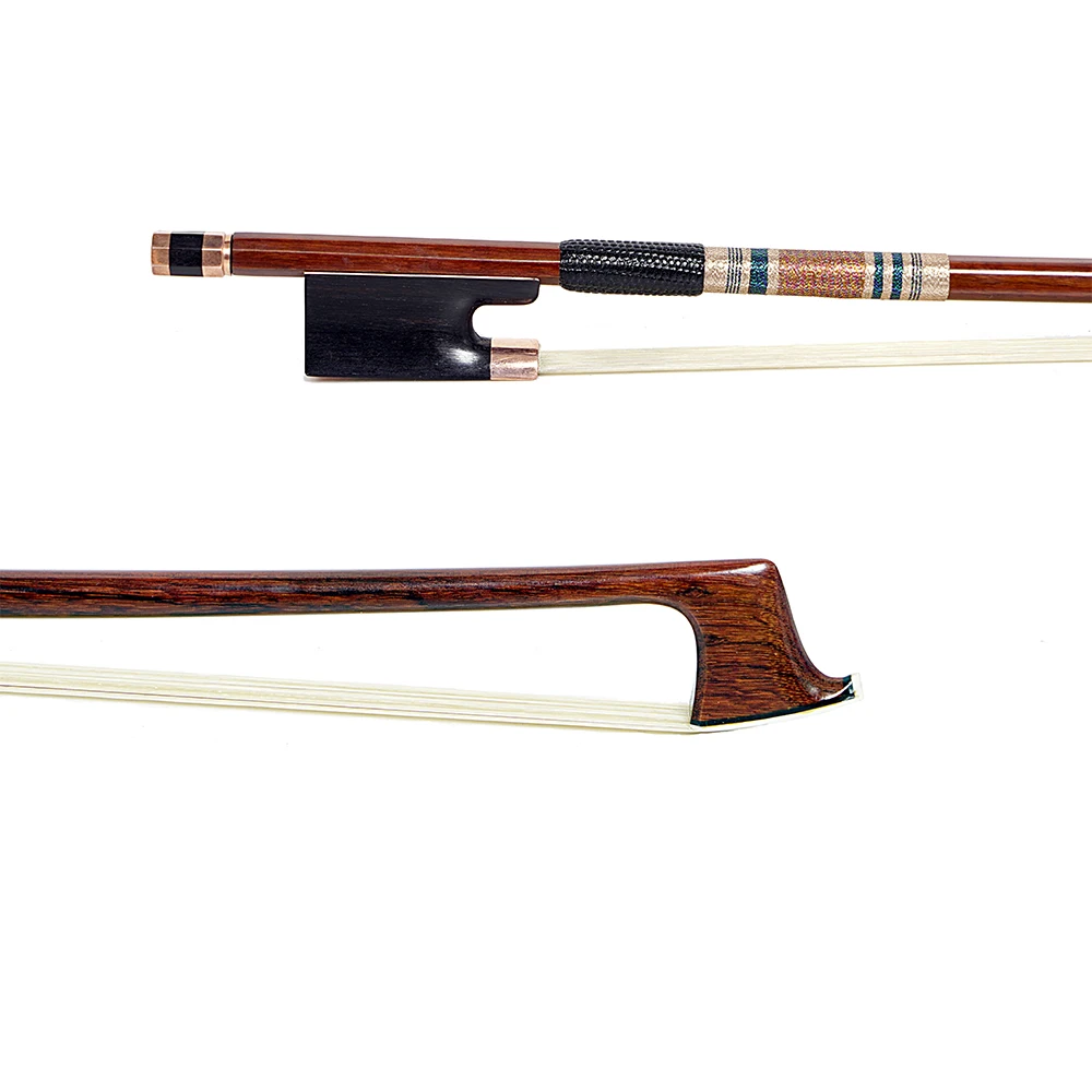 Бесплатная доставка Лук для скрипки 4/4 Pernambuco круглая палочка антикварный лак