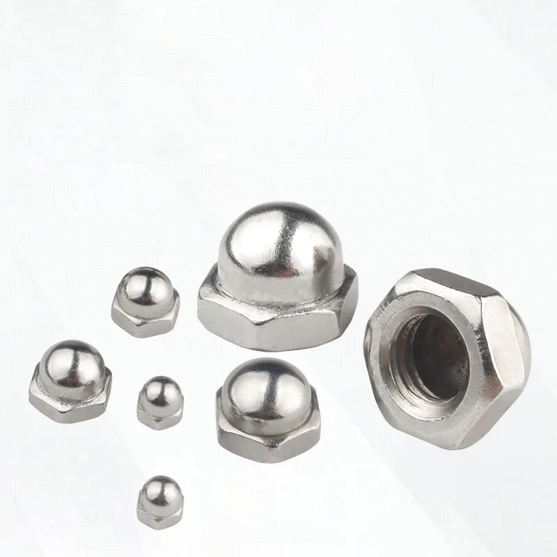 M3 M4 M5 M6 M8 M10 никелированные колпачки гайки декоративная крышка полукруглая