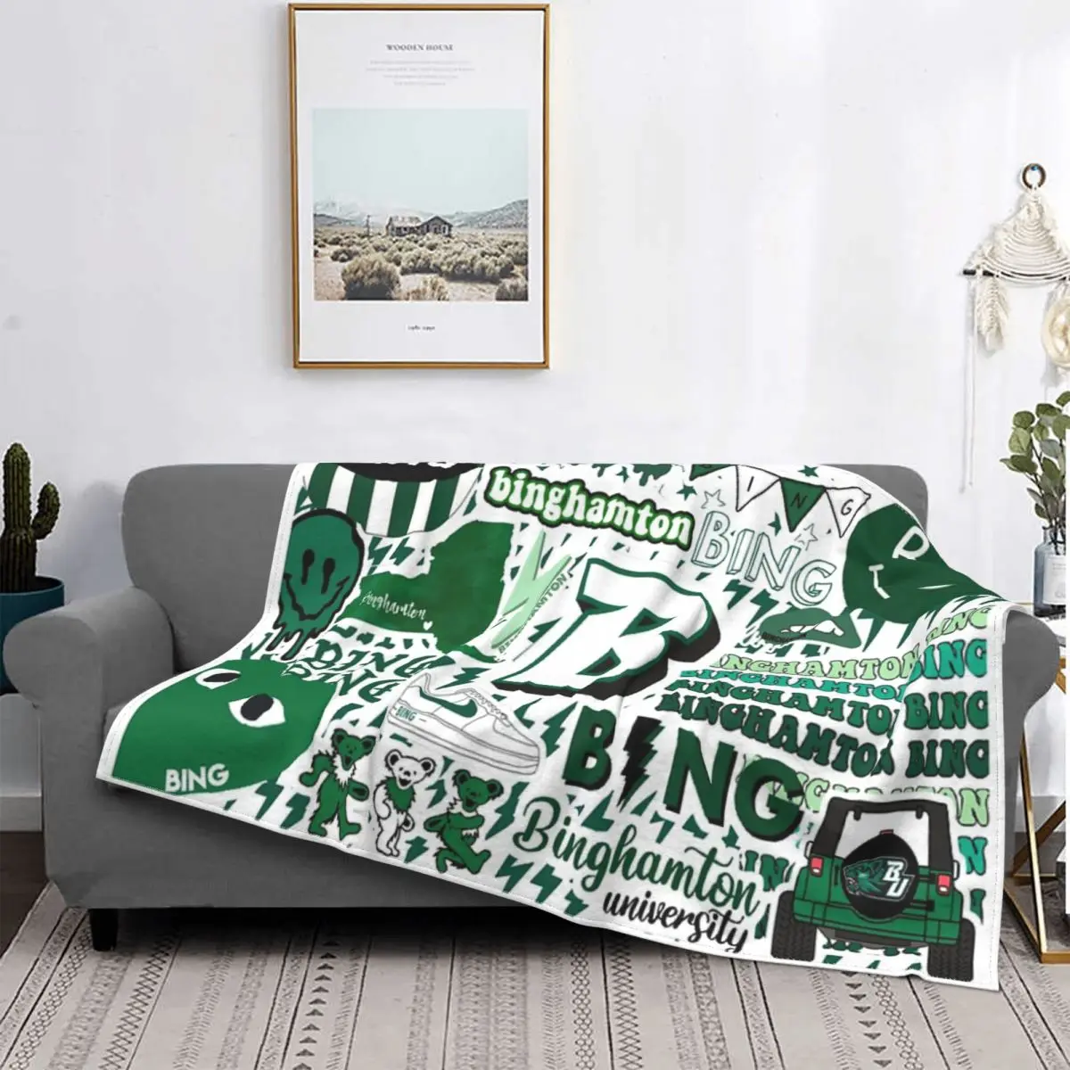 

Binghamton-Manta universal para cama, a cuadros para sofra colcha, пикник