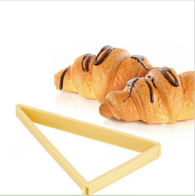 Baking Pastry Tools Plastic Croissant Cutter Mold Roll Maker Machine Bread Line Mould Dough Sheet Kitchen Gadgets | Дом и сад
