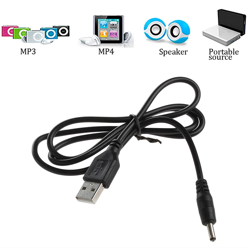 USB A тип папа до 3 5 мм DC зарядный кабель разъем питания баррель зарядное