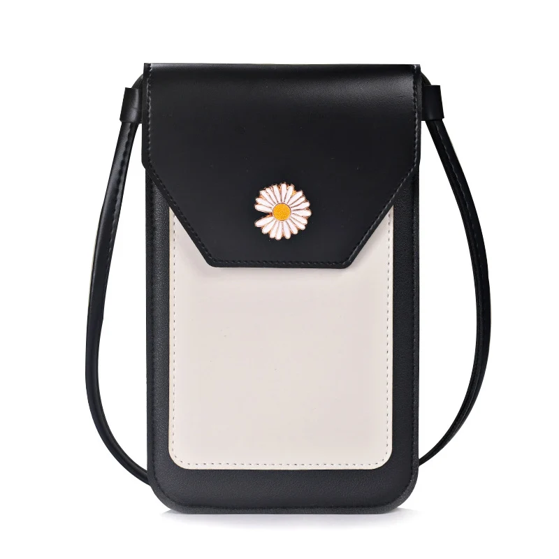 

Women Shoulder Crossbody Bag PU Leather Magnetic Buckle For Mobile Phone Cards Top Quality Wallet Monedero Mujer Portfel Damski