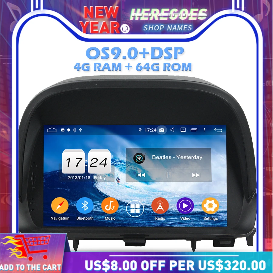 1280*720 IPS DSP Android 10 0 + 6 ROM автомобильный dvd плеер Wifi Bluetooth RDS радио GPS карта для Buick Encore Opel