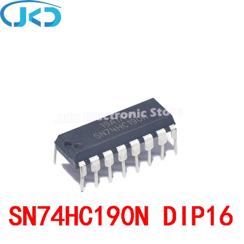 

10pcs SN74HC190N 74HC190N 74HC190 DIP-16 New IC