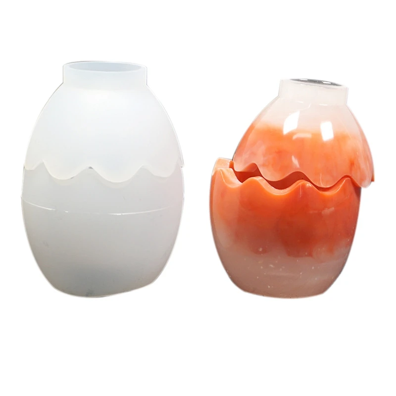 

Beauty Egg Storage Box Mold Diy Crystal Drop Glue Antique Storage Mold Bracket Lipstick Storage Mold