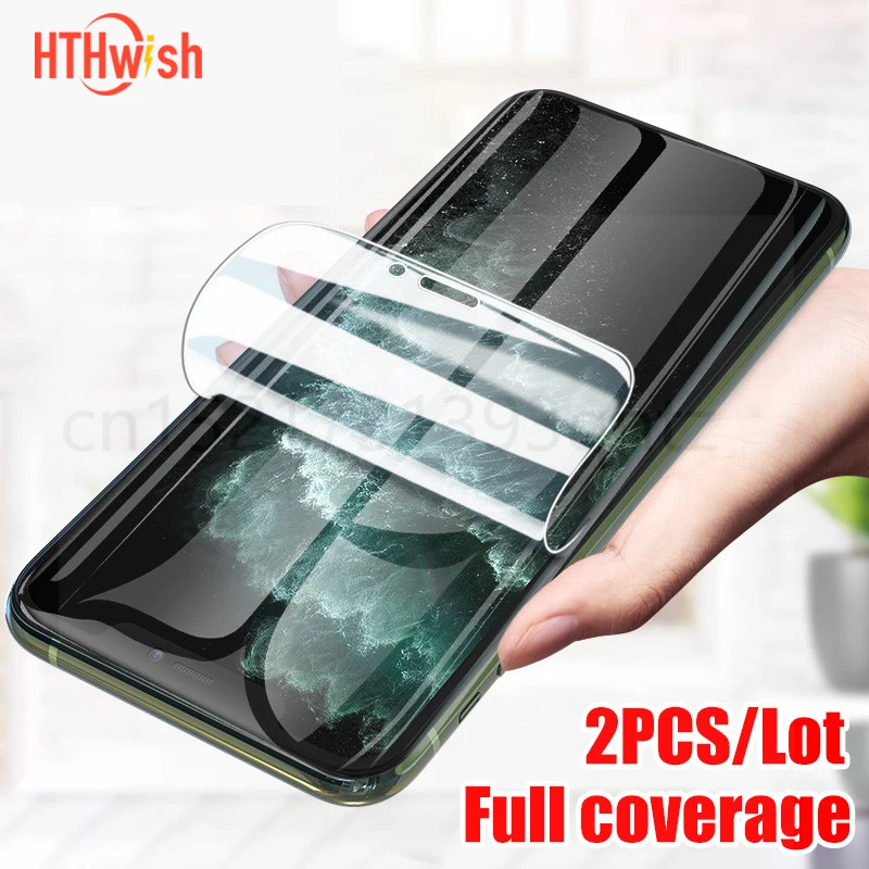 2 шт. полностью изогнутая Гидрогелевая пленка на экран для Samsung Galaxy S10 S9 S8 S20 Plus Ultra