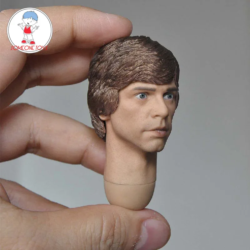 

Кудри в масштабе 1/6, Мужская голова, лепка, Звезда Фильма, Люк, голова, резьба, модель для 12 дюймов, DIY B001, экшн-фигурки, тело, кукла, аксессуары