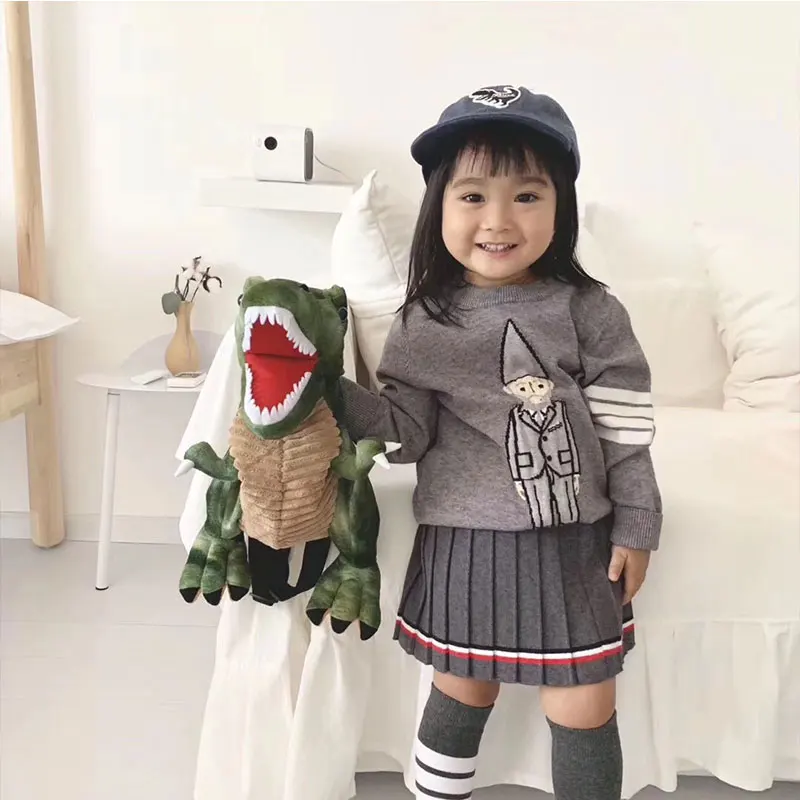 Супер мягкий плюшевый рюкзак динозавра кукла милый динозавр Т Рекс набитый