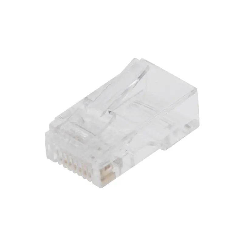 

25/100Pcs Gold Plated RJ45 Net Network Cables Modular Plug Cat5 CAT5e Connector 8P8C Modular Rj45 Plug Terminals