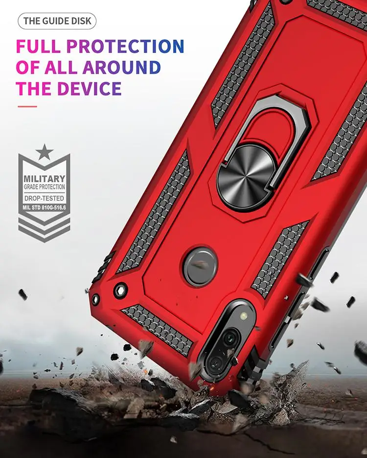 

Luxury Armor Soft Shockproof Case For Huawei Honor 8A JAT-LX1 Y6 2019 Y7 Prime Pro MRD-LX1F DUB-LX1 Silicone Bumper Hard Cover