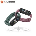 Ремешок силиконовый для Xiaomi Mi Band 5 NFC Global, сменный Браслет из мягкого ТПУ для Mi Band 5 6 Mi Band 6