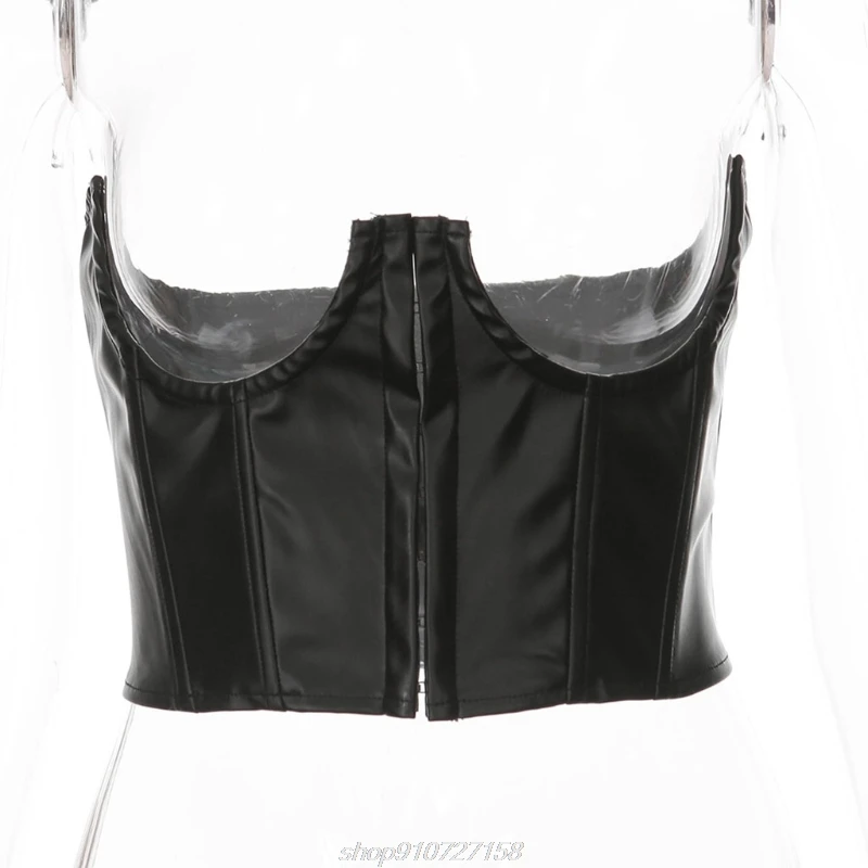 

Women All Match Breathable Sexy Corset Patchwork Slimming Waist Crop Tops Streetwears with Front Buckle M17 21 Dropshipping