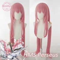 %e3%80%90anihut%e3%80%91hms perseus cosplay wig game azur lane women heat resistant synthetic pink cosplay wig perseus cosplay