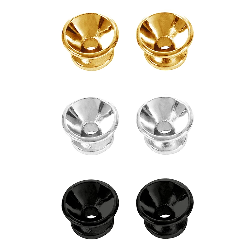 

2 x Electric Acoustic Guitar Bass Strap Button Screw Lock Pins Pegs Pads