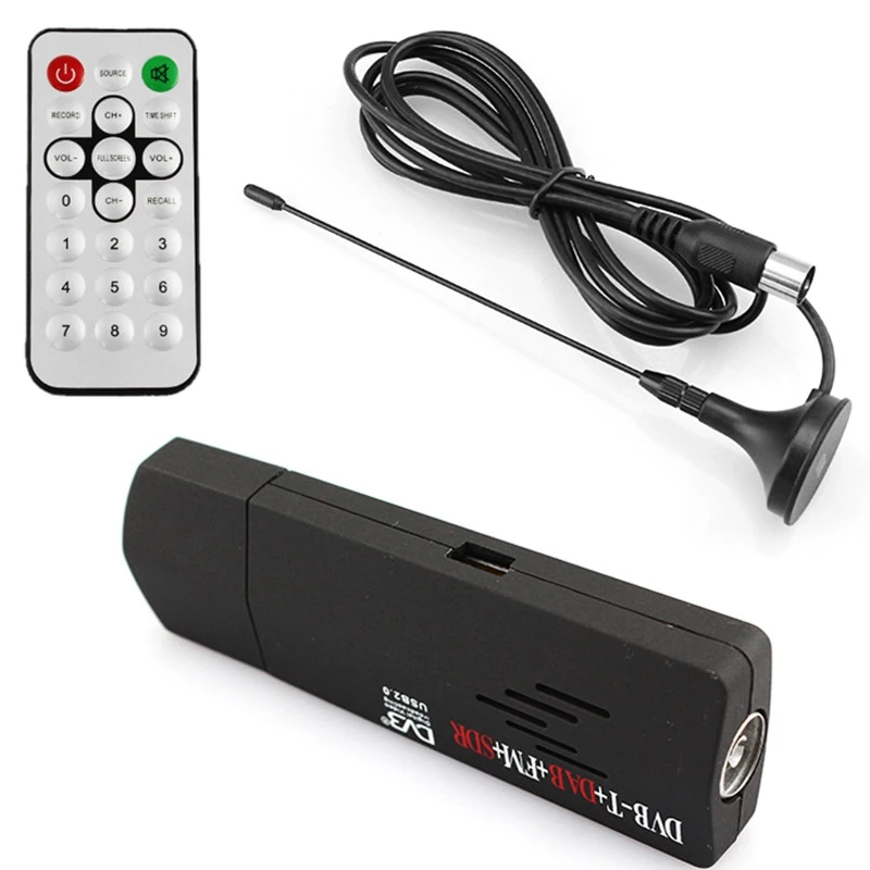 FM HD ТВ тюнер приемник палка RTL2832U + USB2.0 цифровой DVB T SDR DAB R820T N6L1|Спутниковое ТВ| |