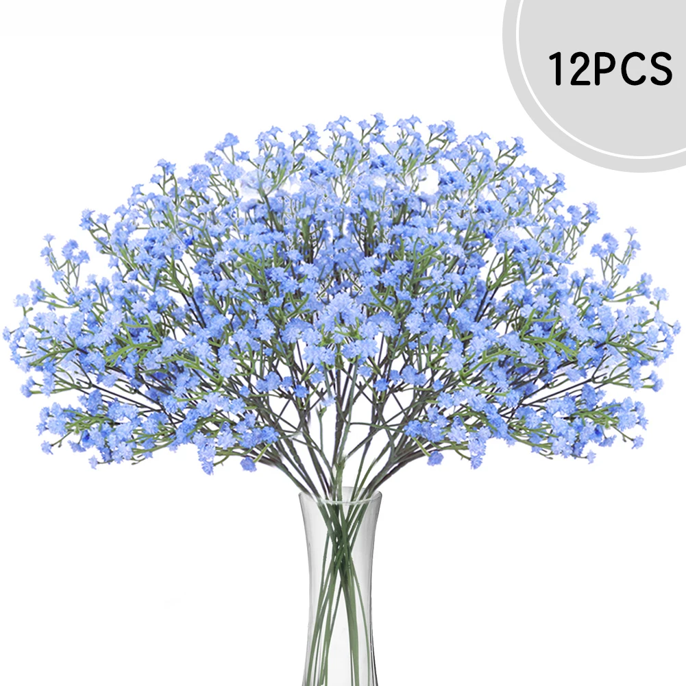 12 шт. искусственные детские дышащие Цветы Поддельные Гипсофилы DIY Цветочные