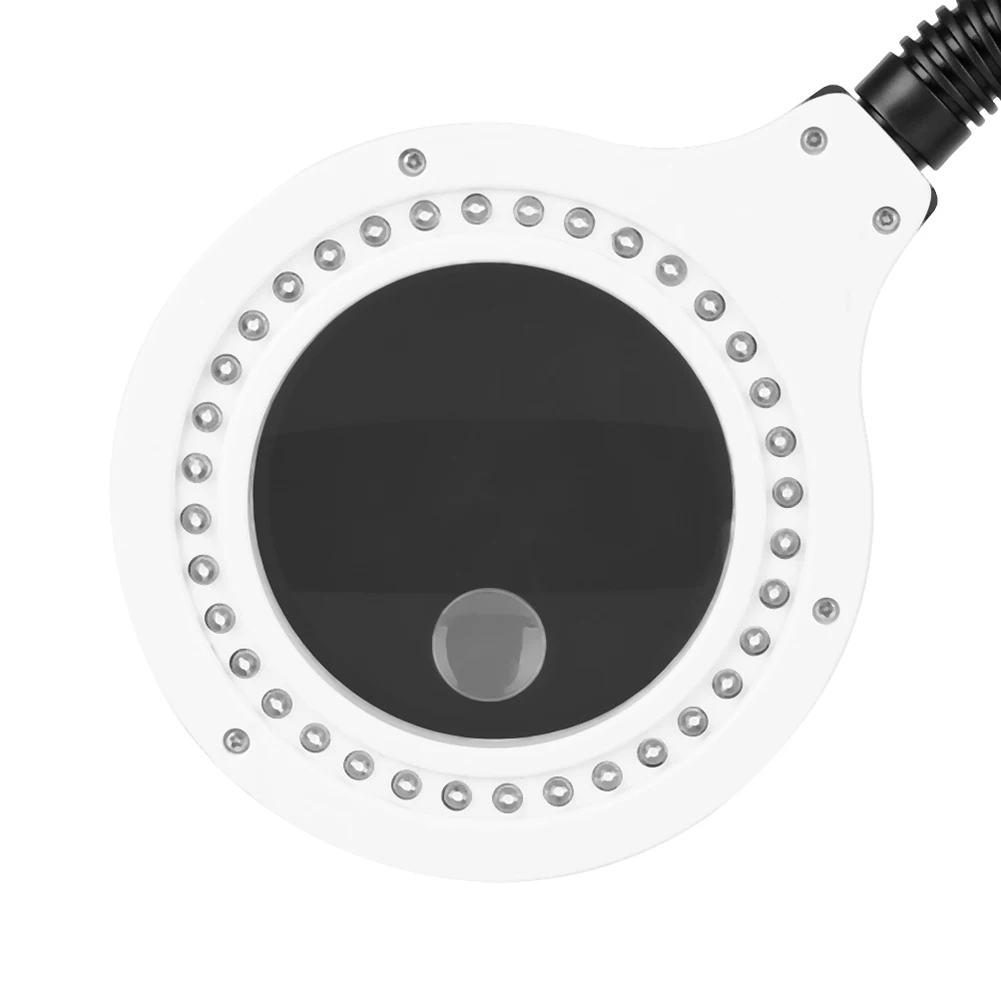 

5X 10X Magnifier Magnifying Crafts Glass Desk Lamp Magnifier With 40 LED Lights Practical