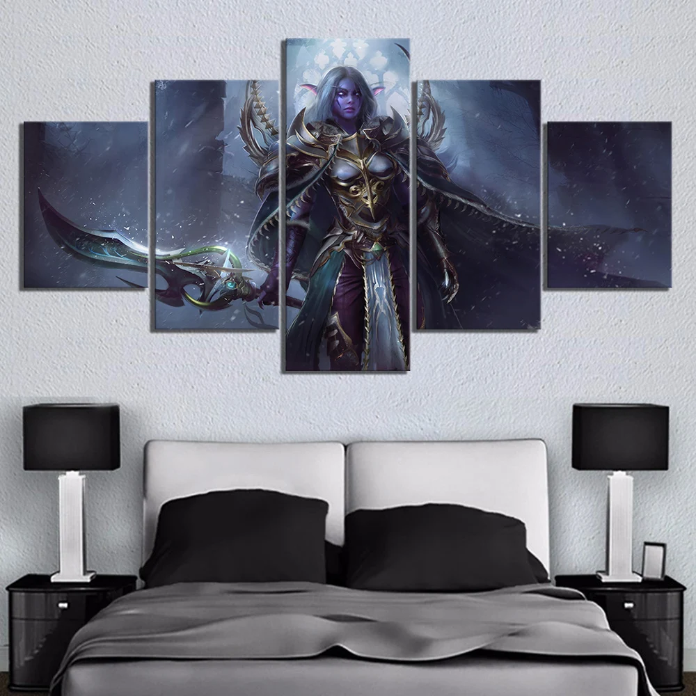 Картина на холсте принты домашний декор 5 панелей лексит калдорей художественная