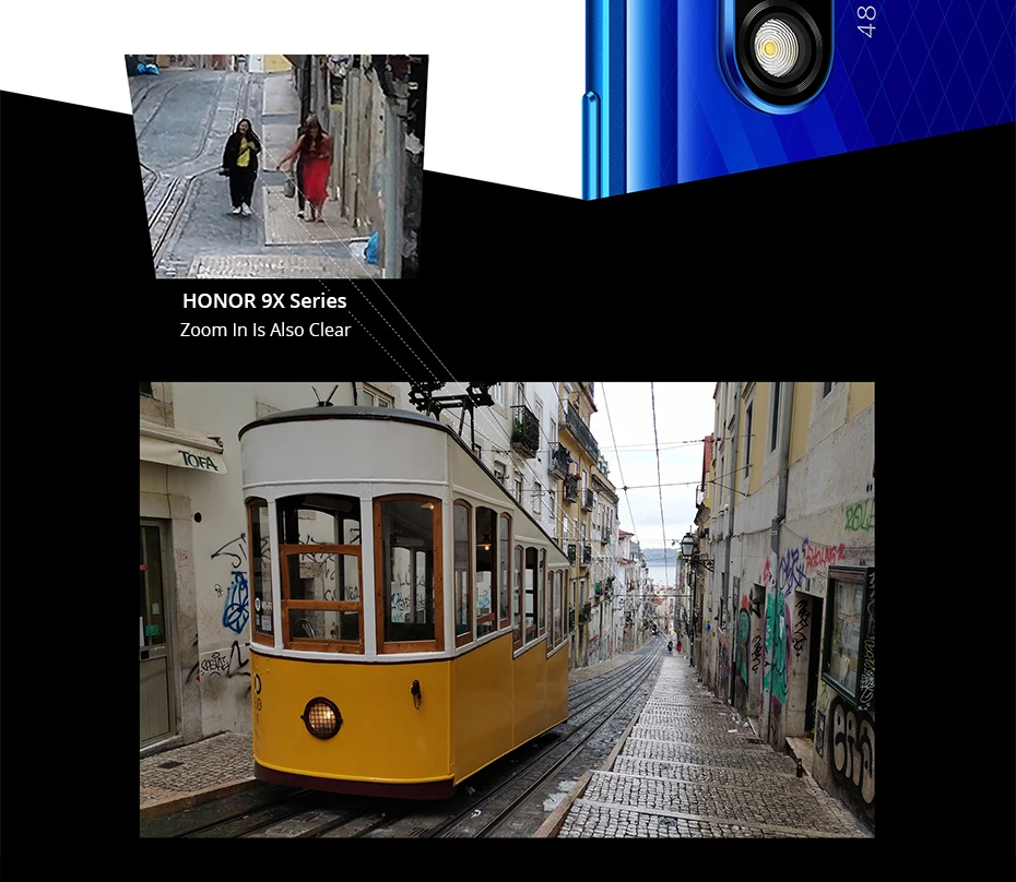 Honor 9X9X6 GB 128GB мобильный телефон Kirin 810 Octa Core 48MP двойная камера 6,5" полный дисплей 1080*2340 4000mAh смартфон Google