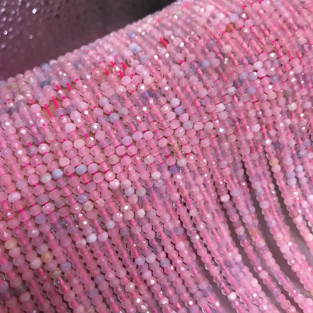 Бусины из натурального камня Моргана размеры 2x3 мм | Украшения и аксессуары